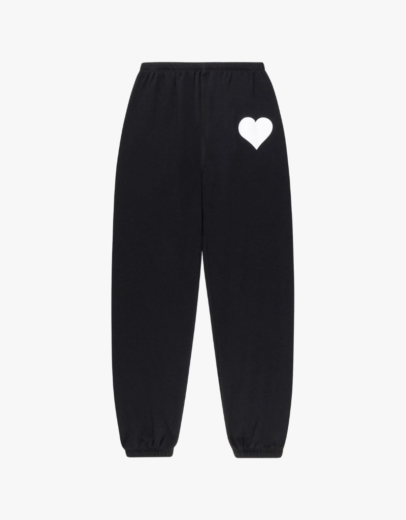 SPRWM Heart Sweatpants in Black