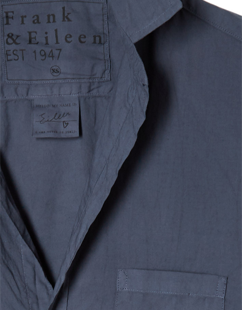 Frank & Eileen "Eileen" Relaxed Button Up Shirt in Lake Blue (Italian Cotton)