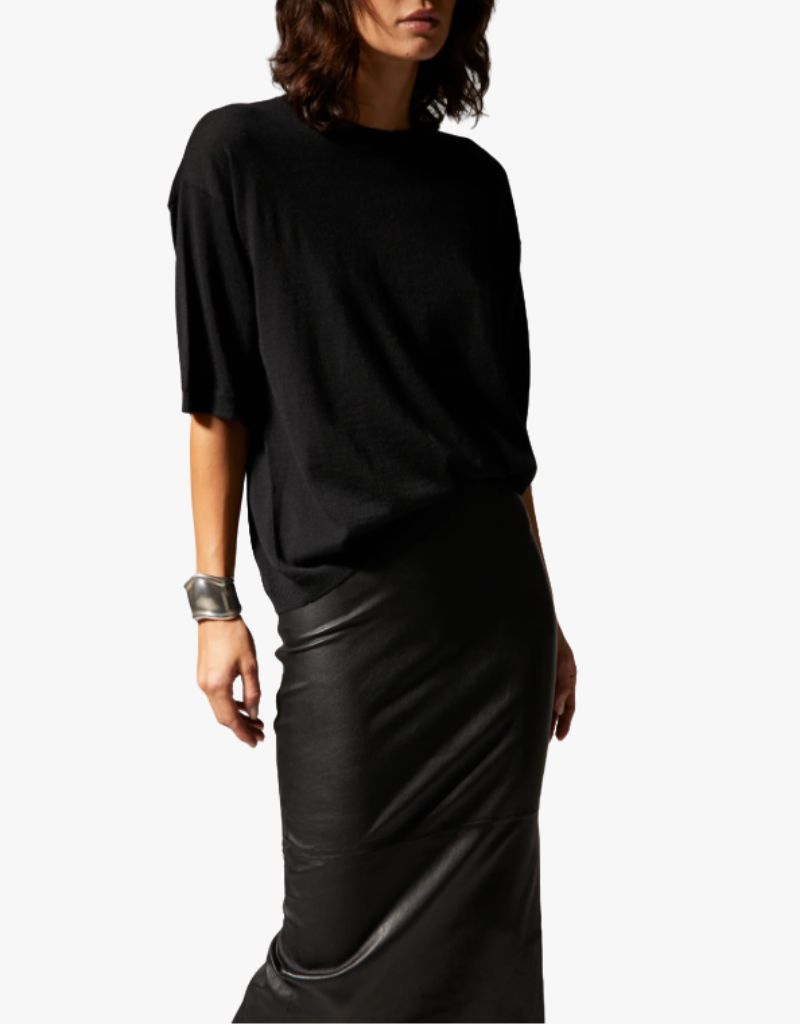 SPRWMN Boxy T-Shirt in Black