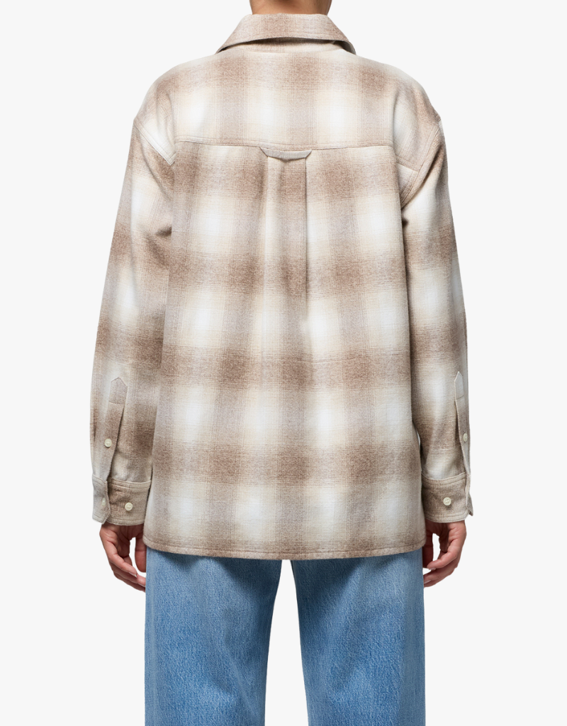 Citizens of Humanity Kota Long Button Up in Schiffer Plaid