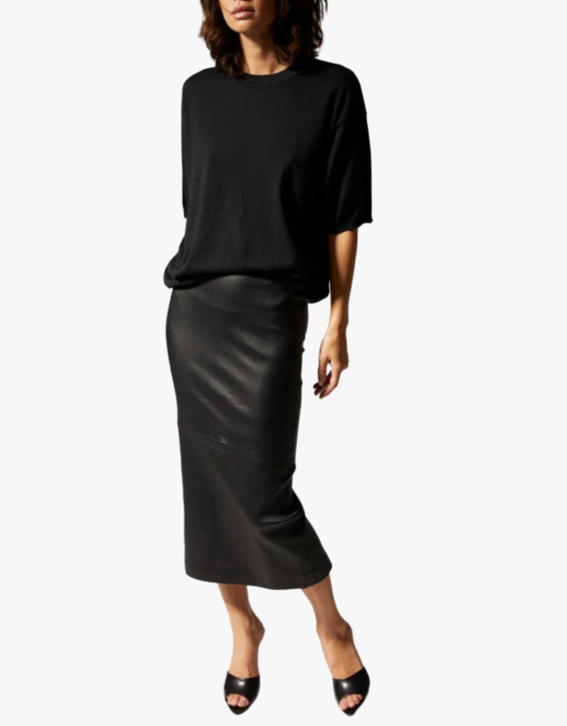 SPRWMN Boxy T-Shirt in Black