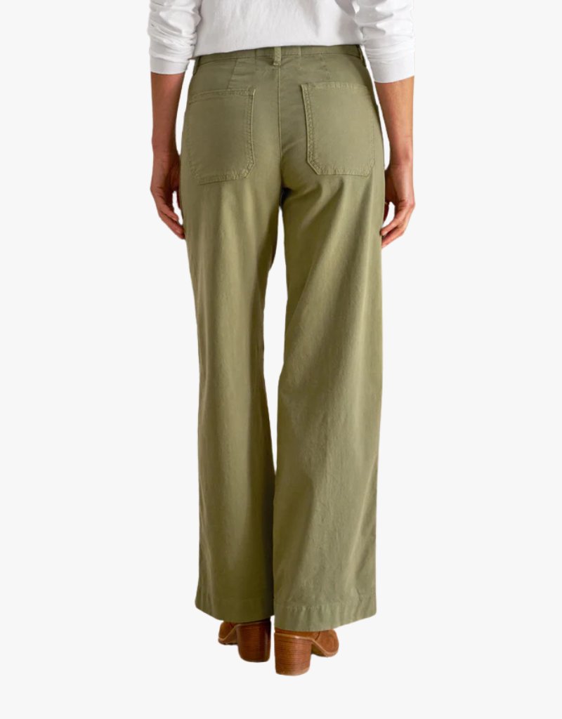 Frank & Eileen Limerick Wrap Pocket Pant in Olive