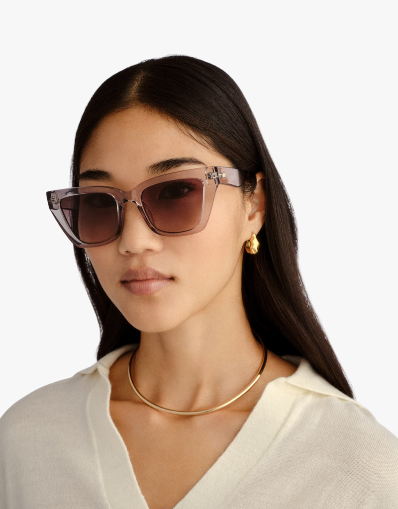 Le Specs Le Coeur Sunglasses in Smoke