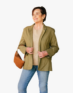 Kerri Rosenthal Workday Love On Repeat Blazer in Army Green