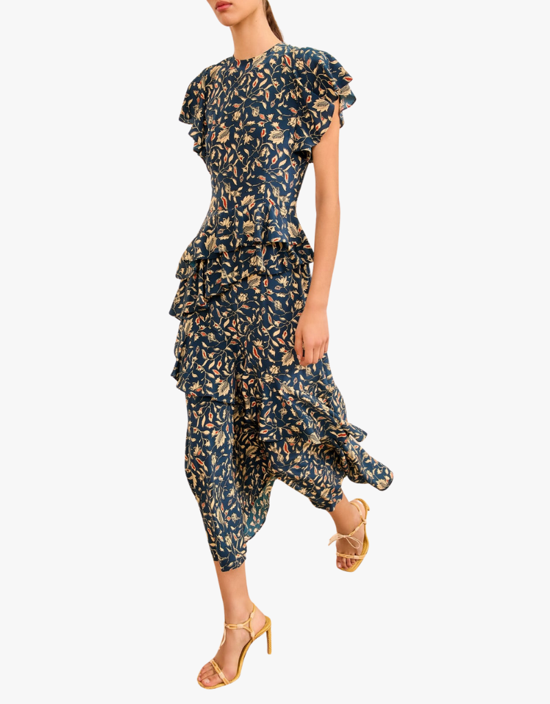 Ulla Johnson Amaia Dress in Midnight Garden