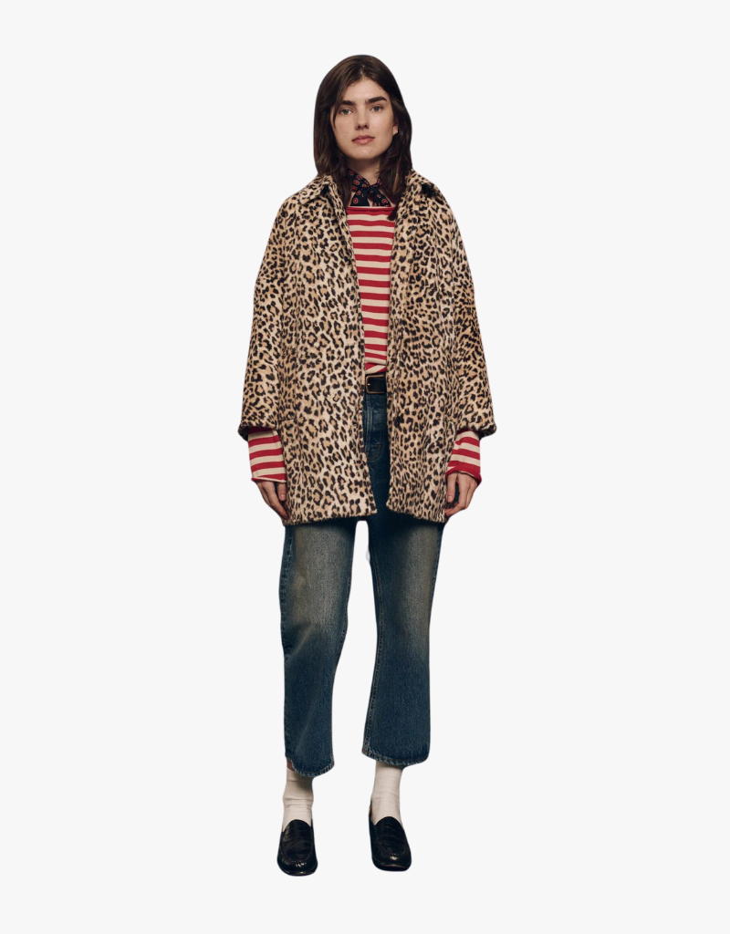The Great The Car Coat in Vintage Leopard
