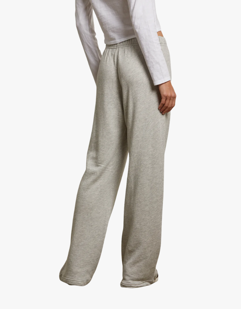 Perfect White Tee Nora French Terry Pant in Heather Grey