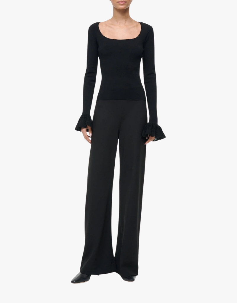 Staud Shelley Top in Black