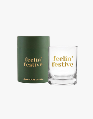DOF Rocks Glass in Feelin' Festive