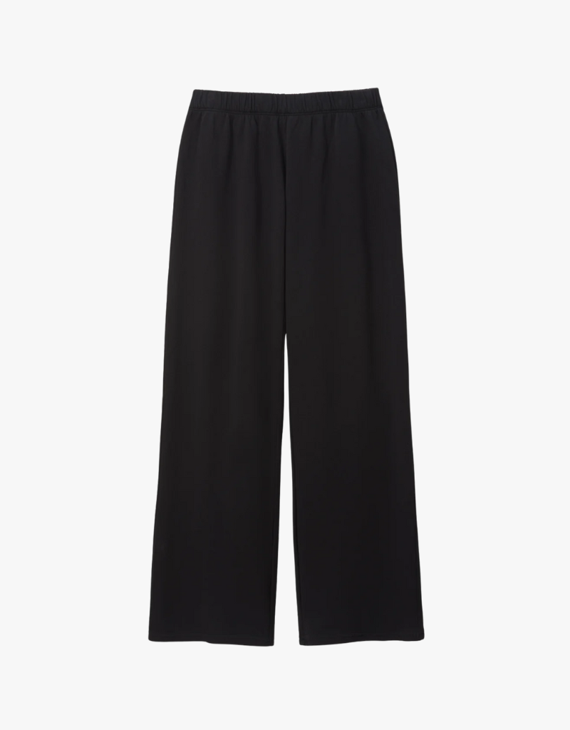 Perfect White Tee Nora French Terry Pant in True Black