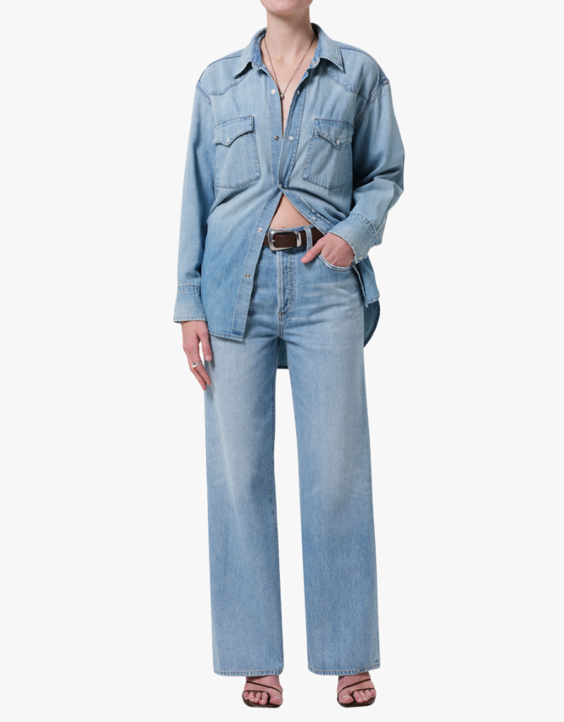 Citizens of Humanity Rancher Kayla Shirt in Abbot
