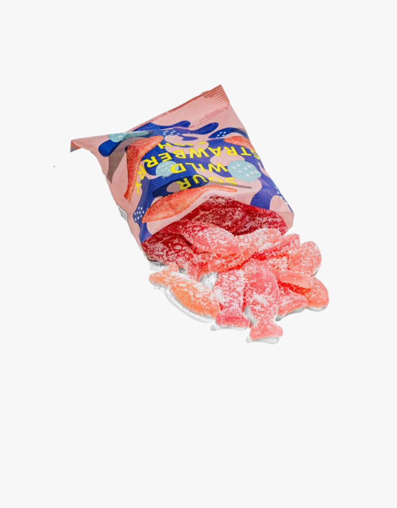 BonBon Sour Wild Strawberry Fish