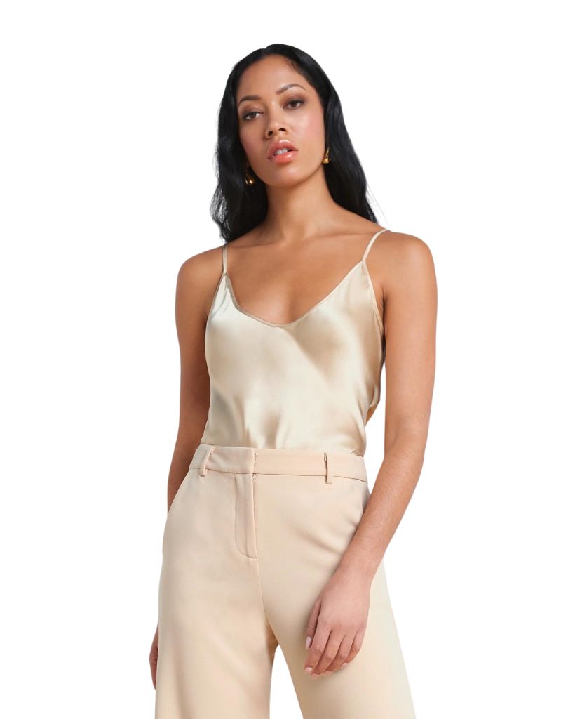 L'agence Lexi Camisole in Toasted Almond