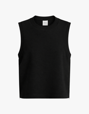 Varley Shea Crop Tank in Black