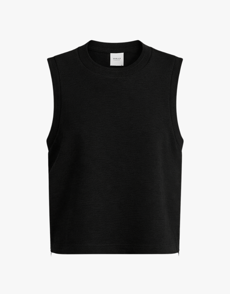 Varley Shea Crop Tank in Black