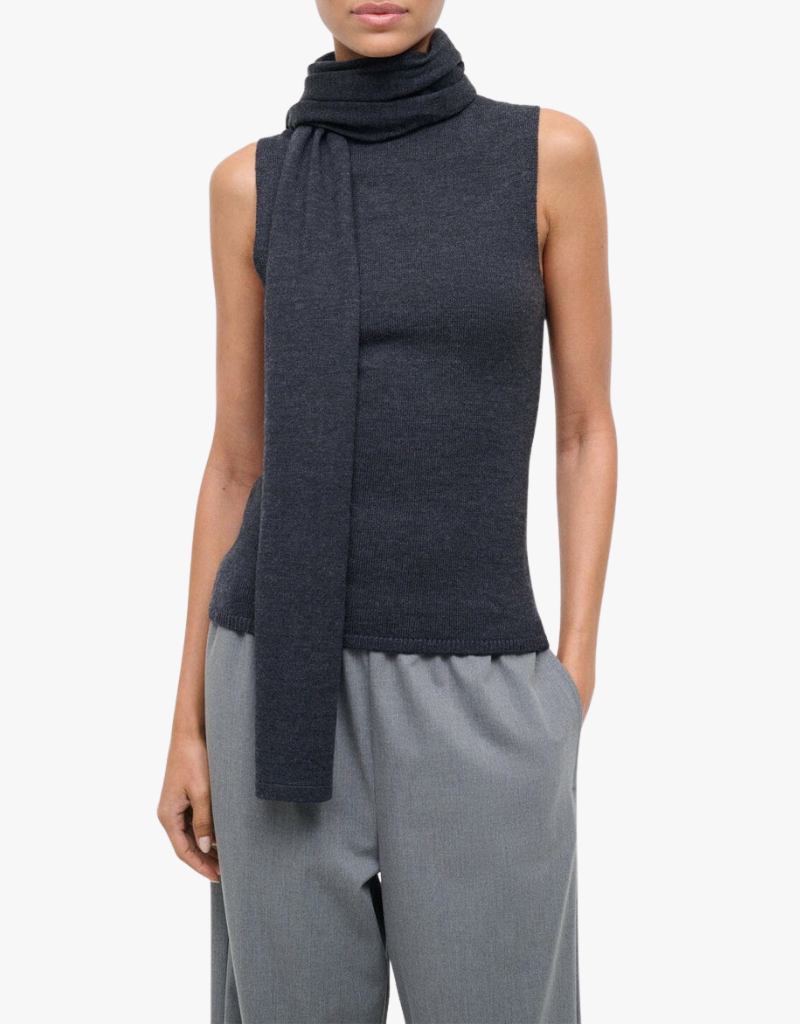 Staud Canal Top in Charcoal