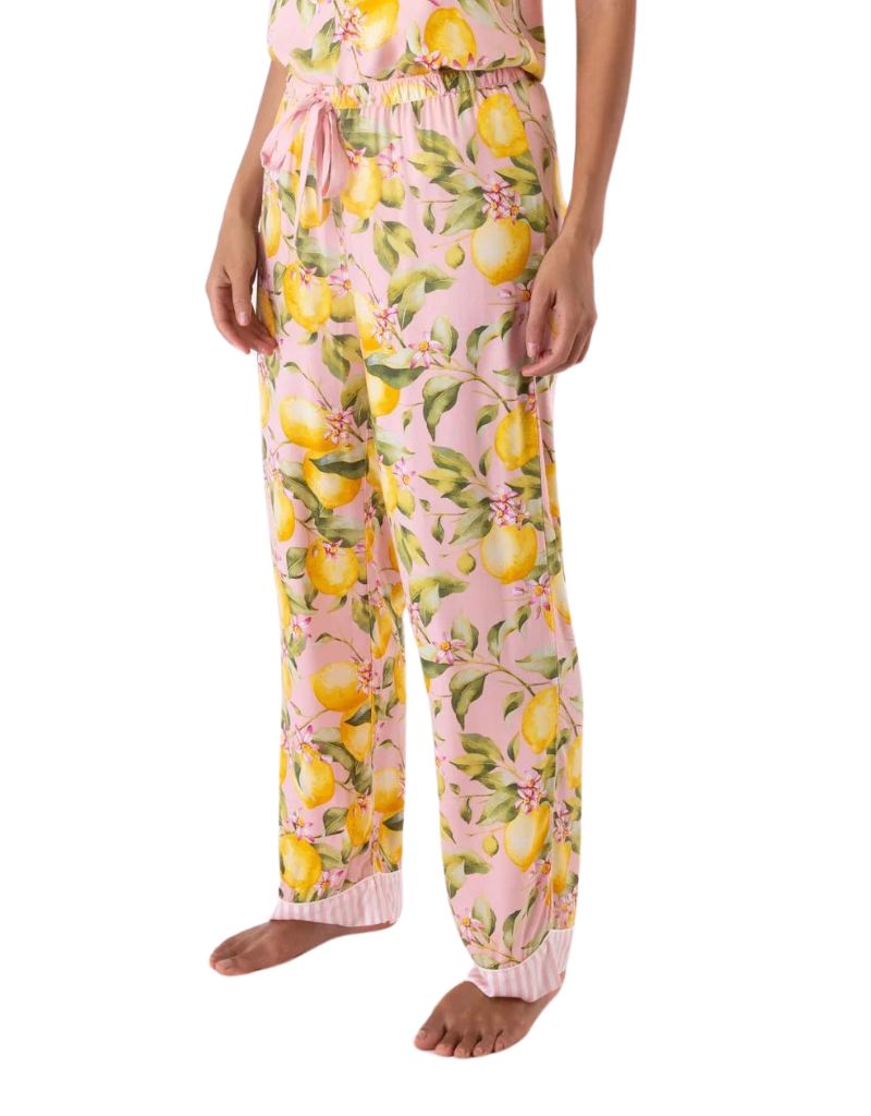 PJ Salvage In Bloom Pants in Lemon
