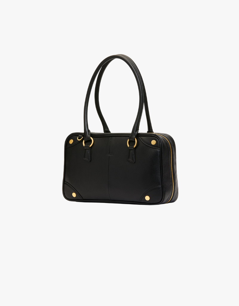 Hammitt Meredith Medium in Black & Brushed Gold
