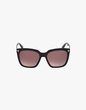 Tom Ford Amarra Sunglasses in Black Gradient Burgundy
