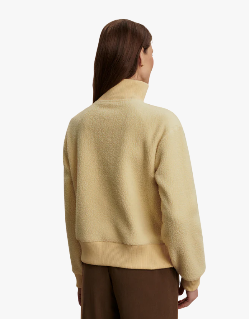 Varley Jaylin Half Zip Fleece in Reed Yellow