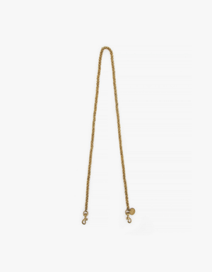 Clare V. Crossbody Strap Thick Chain in Vintage Gold