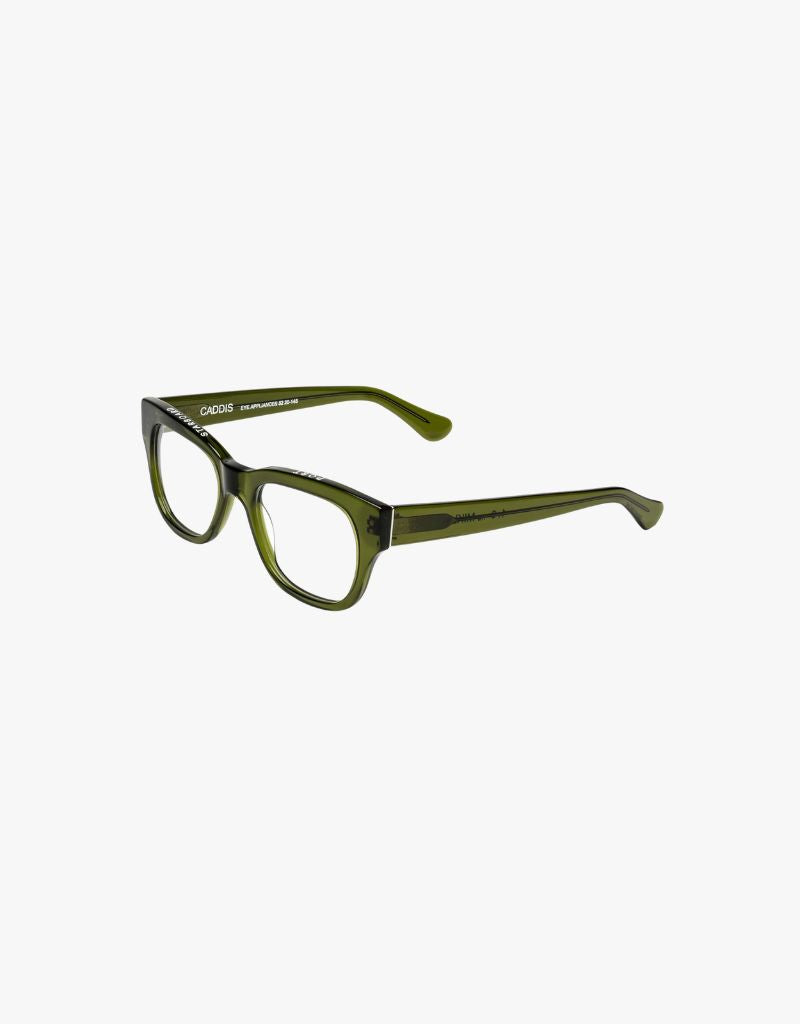Caddis Miklos Reading Glasses in Heritage Green