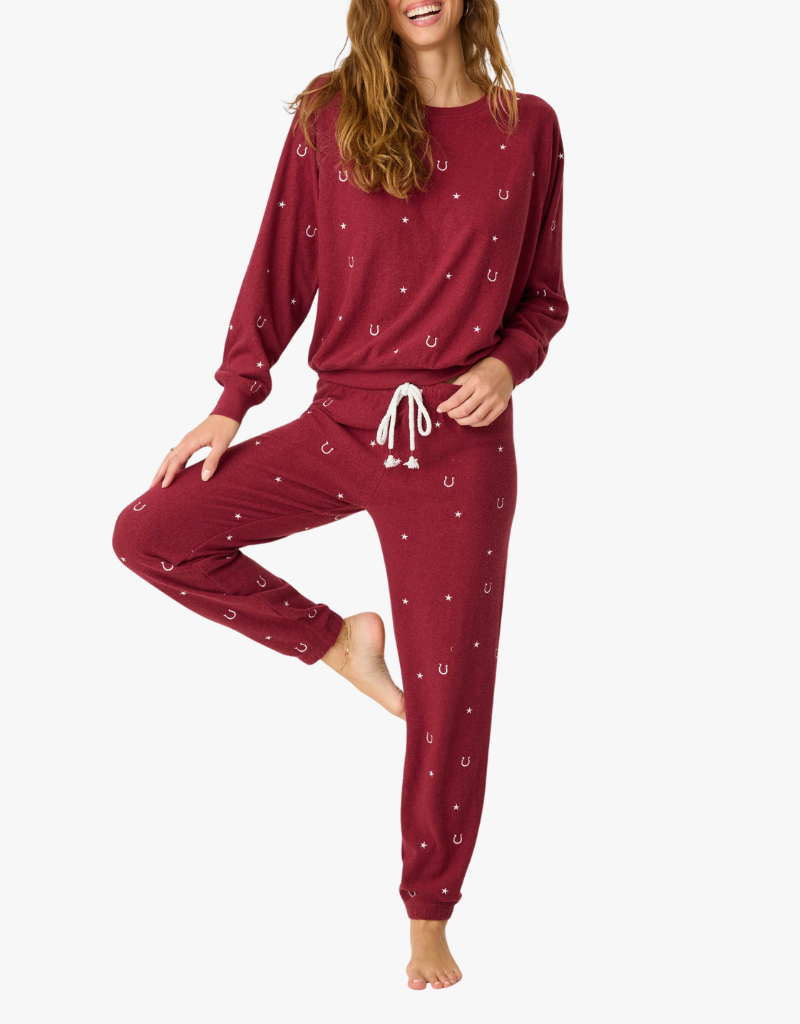 PJ Salvage Hold Your Horses Long Sleeve in Port