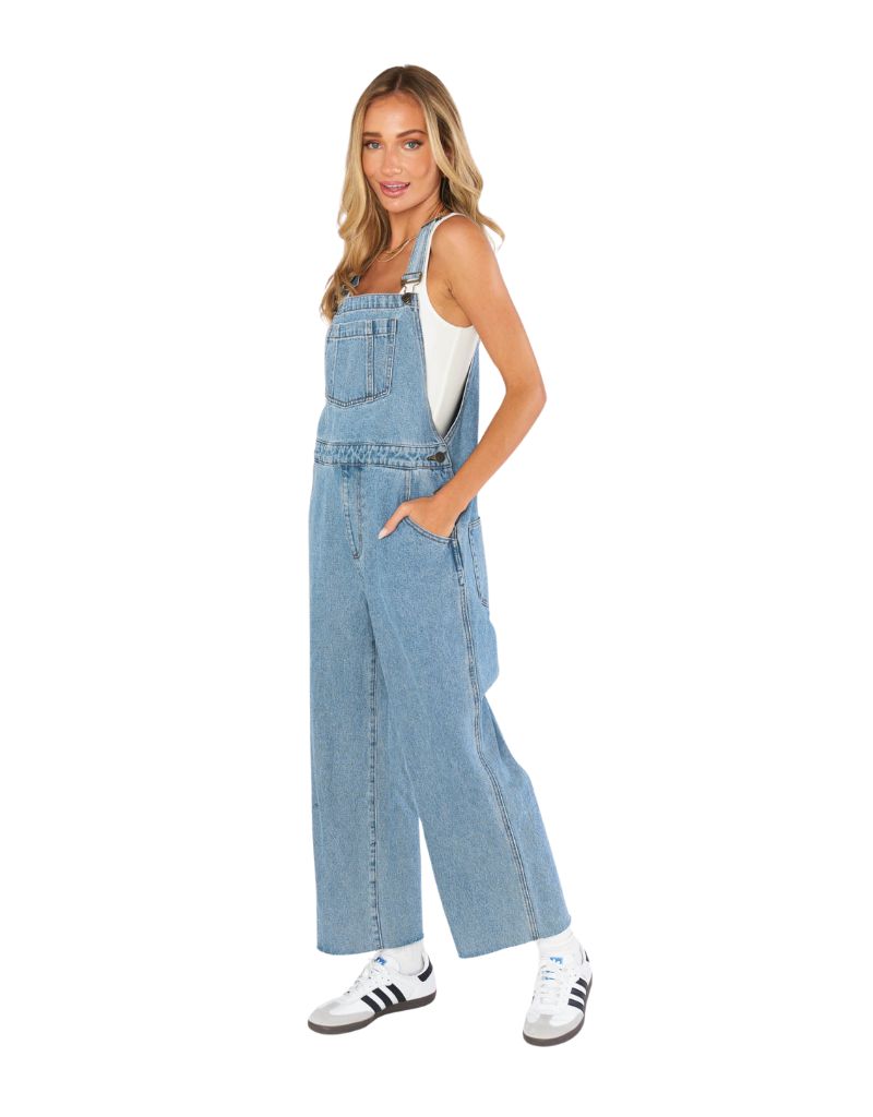 Show Me Your Mumu Marfa Overalls in Vintage Blue