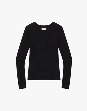 Citizens of Humanity Bina Crewneck Top in Black