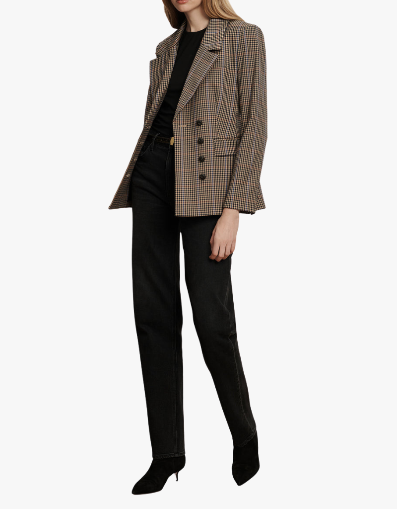 Veronica Beard Claude Dickey Jacket in Russet Multi