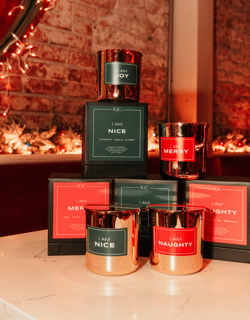 KJC - 12oz Candle in Porcelain Vessel