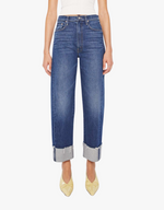 Mother The Half Pipe Ankle Cuff Fray in Perfectly Imperfect