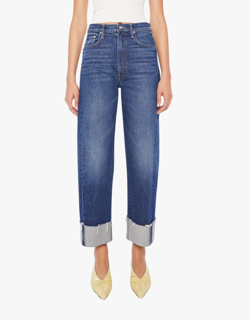 Mother The Half Pipe Ankle Cuff Fray in Perfectly Imperfect