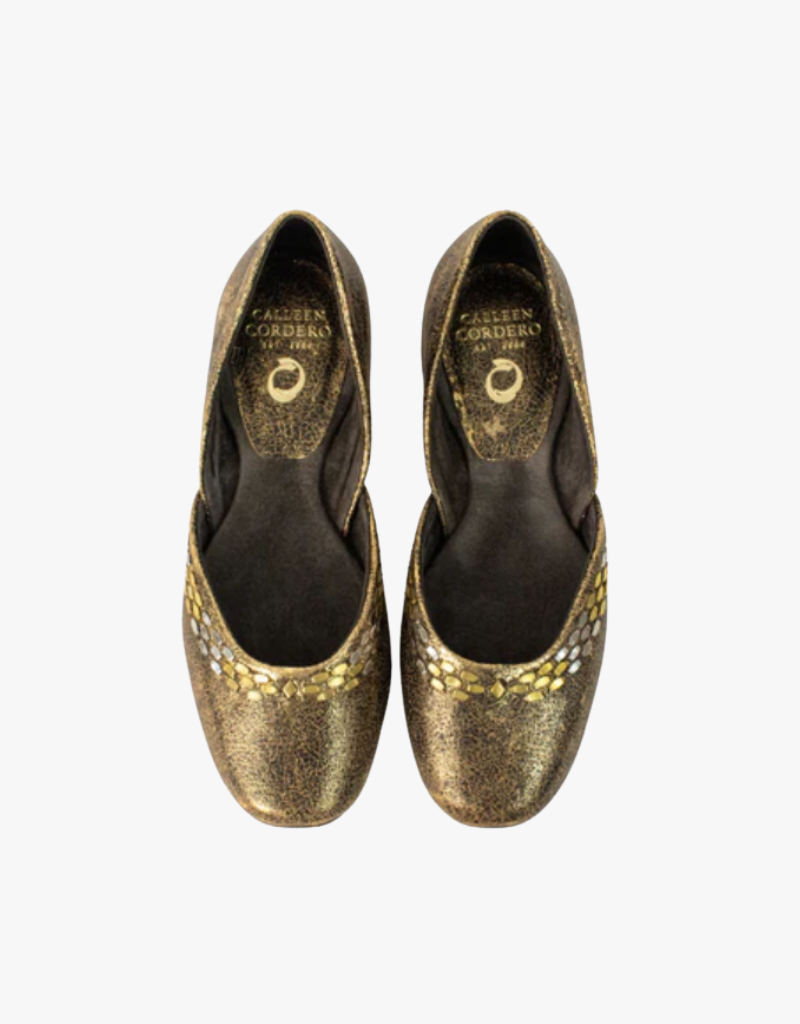 Calleen Cordero Grace Flat in Puerto Rico Gold
