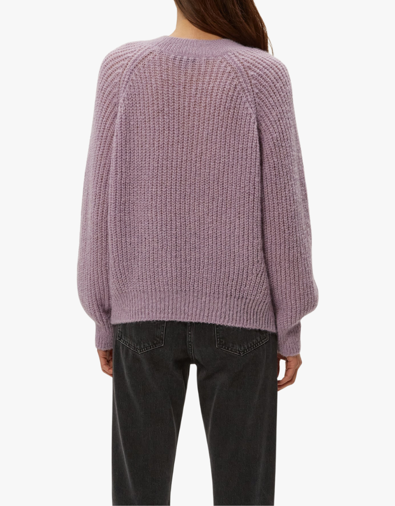 Michael Stars Indra Crew Neck Sweater in Amethyst