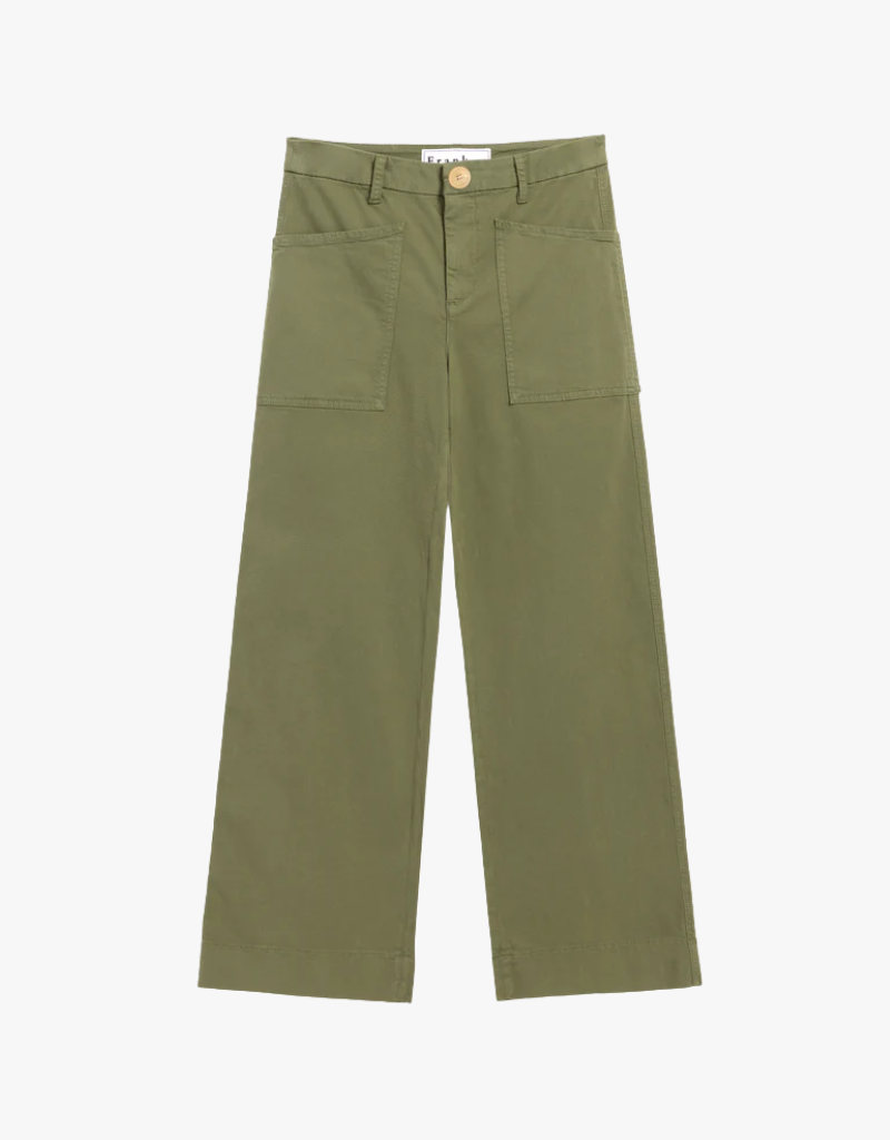 Frank & Eileen Limerick Wrap Pocket Pant in Olive