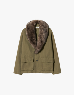 Nili Lotan Ronay Parka in Olive Green