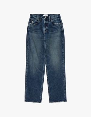 Moussy MV Wiley Straight Jeans in Blue