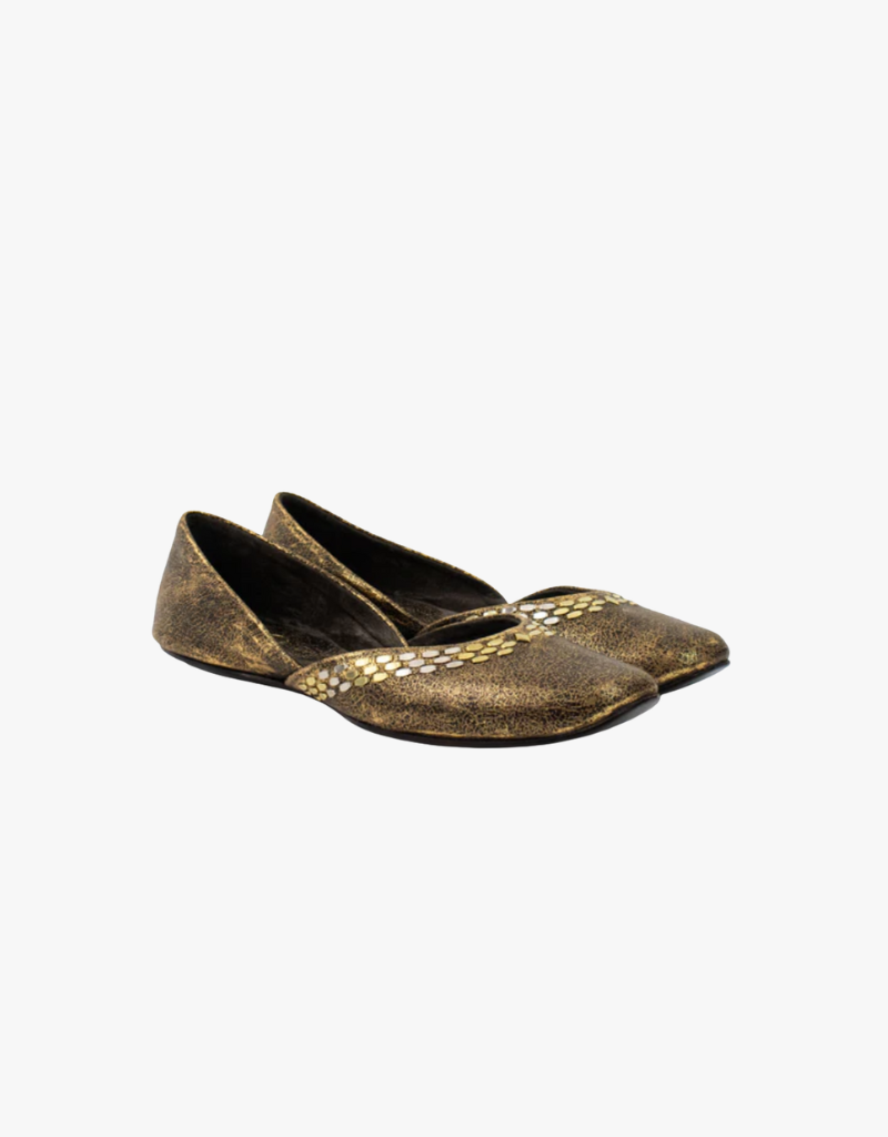 Calleen Cordero Grace Flat in Puerto Rico Gold