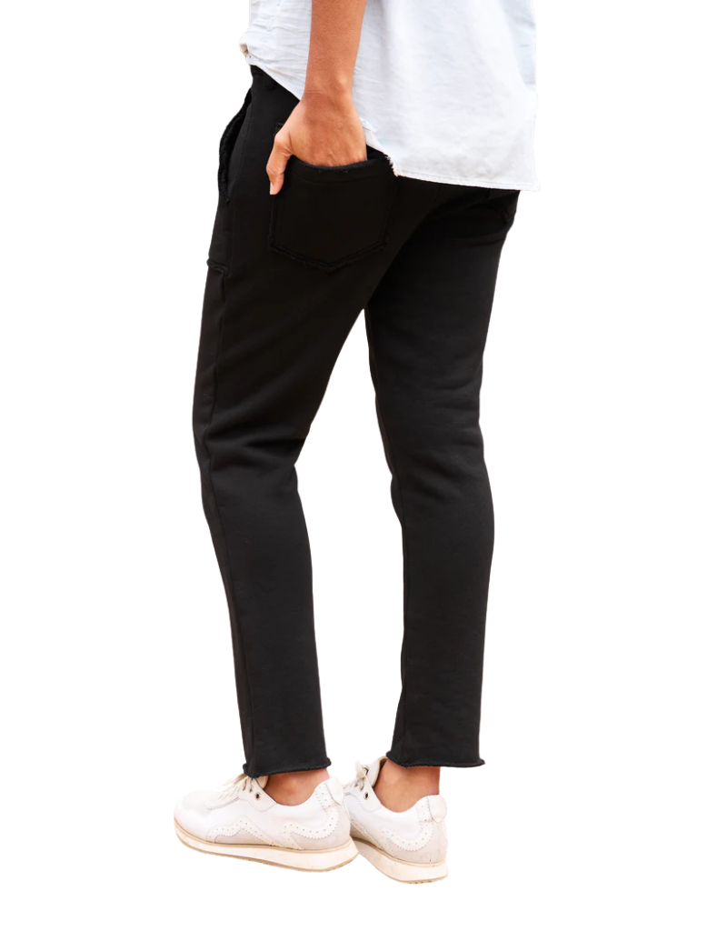 Frank & Eileen Blackrock Utility Sweatpant in Black (Triple Fleece)