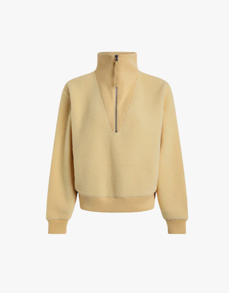 Varley Jaylin Half Zip Fleece in Reed Yellow