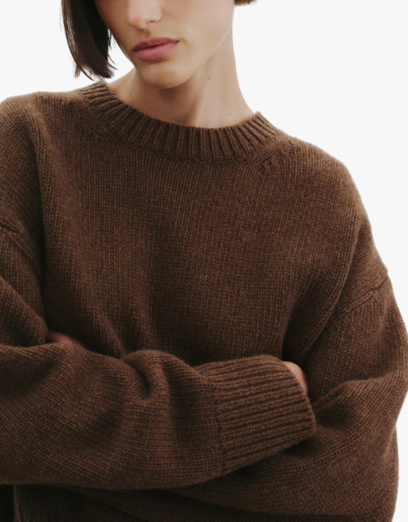 Nili Lotan Haisley Sweater in Cocoa