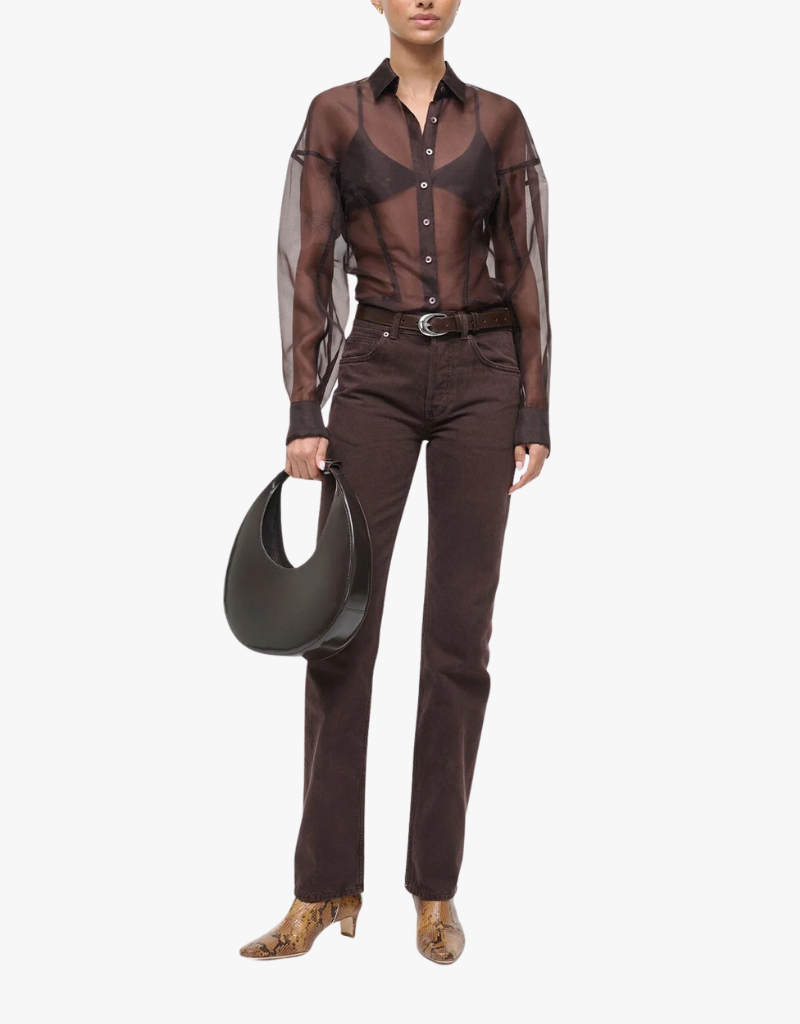 Staud Aida Top in Earth