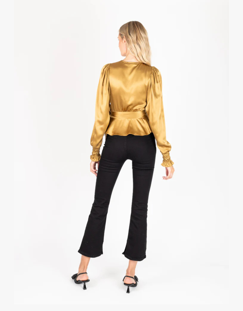 Secret Mission Hailey Top in Gold
