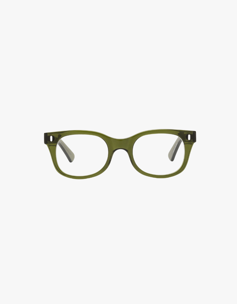 Caddis Bixby Reading Glasses in Polished Heritage Green