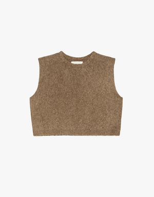 The Great The Brushed Melange Sweater in Doe