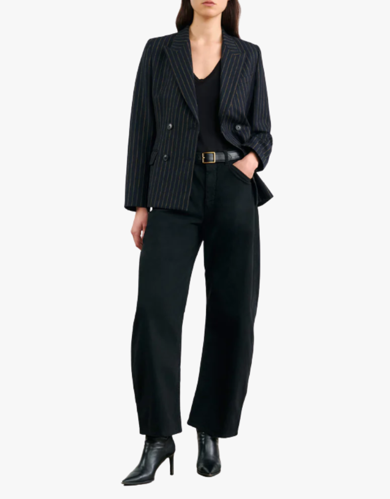 Nili Lotan Tribeca Pant in Jet Black