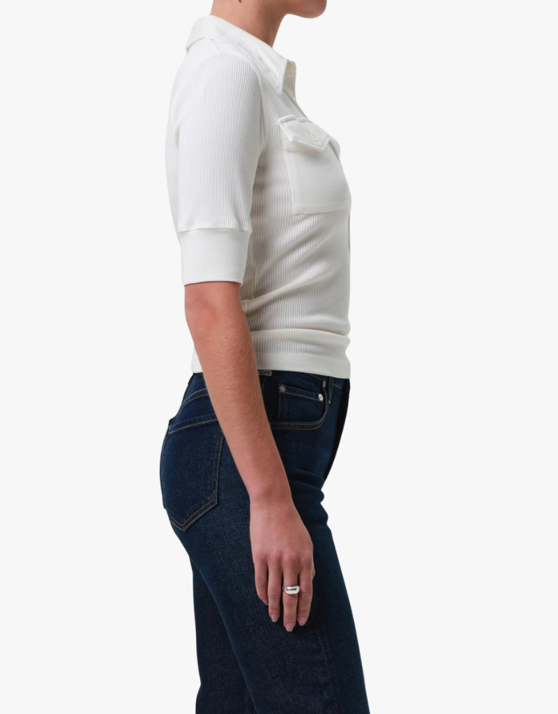 Citizens of Humanity Amina Polo Shirt in Pashmina