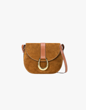 Staud Bella Saddle Bag in Tan