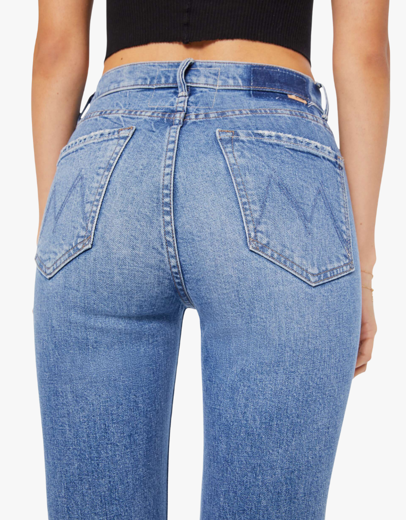 Mother The Dazzler Flood Jeans in Trucks Are For Girls